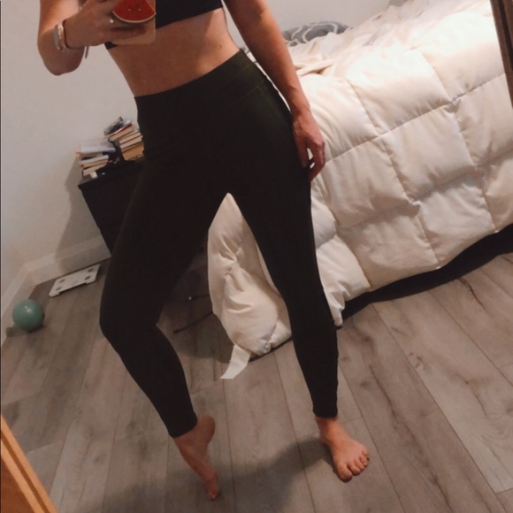 POP Fit Pants - Pop Fit - Stella Green & Mesh Panel Leggings